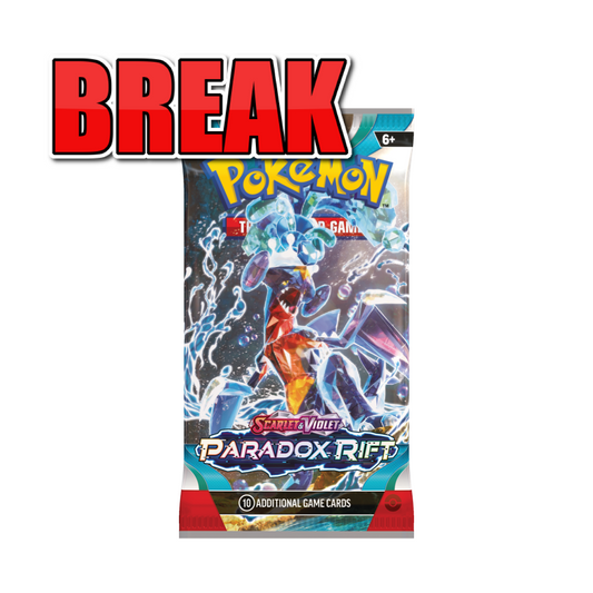 Pokémon TCG Paradox Rift booster pack BREAK